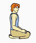 ,آردهاماتسی ایندرآسانا,وضعیت پیچ ستون فقرات نشسته,Half Spinal Twist,Ardha Matsyendrasana,باشگاه علمی تخصصی یوگا پرنده آزاد کرج,